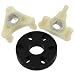 Heavy Duty 285753A Motor Coupling Kit for Direct Drive Whirlpool & Kenmore Washers by PartsBroz - Replaces Part Numbers 1195967, 285753AVP, 21003, 280152, 285140, 285743, and more