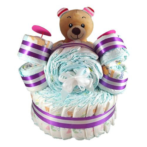 Tarta De Pañales Batería De Música Para Niña