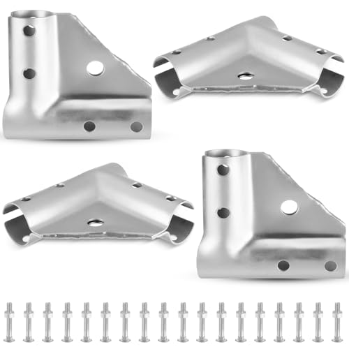 Clôture d'angle en acier pressé pour ferrure de portail et renfort de coin de porte en bois