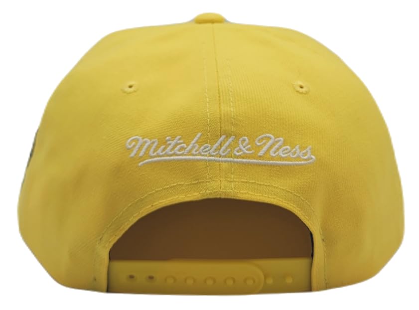 Casquette snapback Michigan Wolverines Mitchell & Ness jaune et bleue - 6