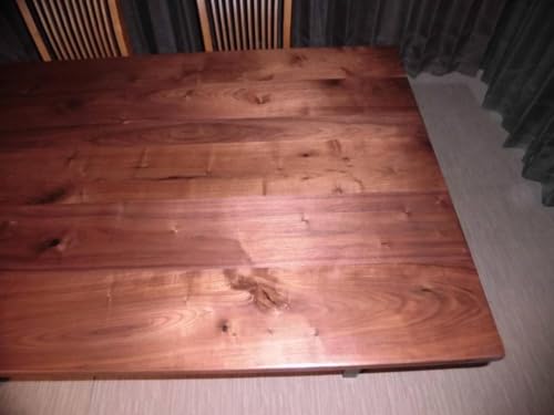 【一枚板 ウォールナット】153cm × 88cm × 2.7cm｜天板のみ｜希少材・重厚感｜ウレタン塗装仕上げ｜ダイニング・デスク・カウンター用｜R-040 [3]