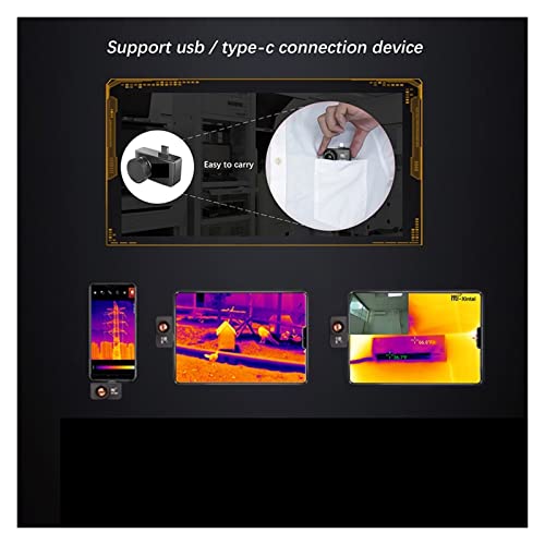 Caméra thermique infrarouge pour téléphone portable 384x288 -20°C à 400°C HT-101