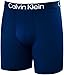 Calvin Klein Microfiber Men's Boxer Briefs, 3 pack, Blue Assortment, Medium