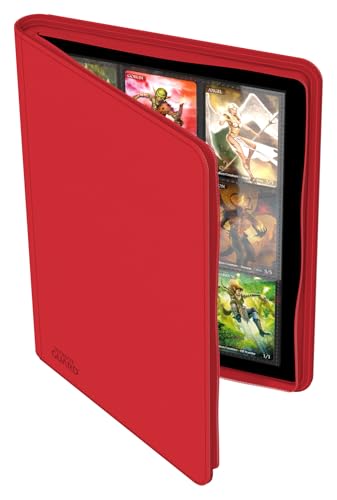 Image of Ultimate Guard Zipfolio 360 - 18 Pocket Xenoskin Red