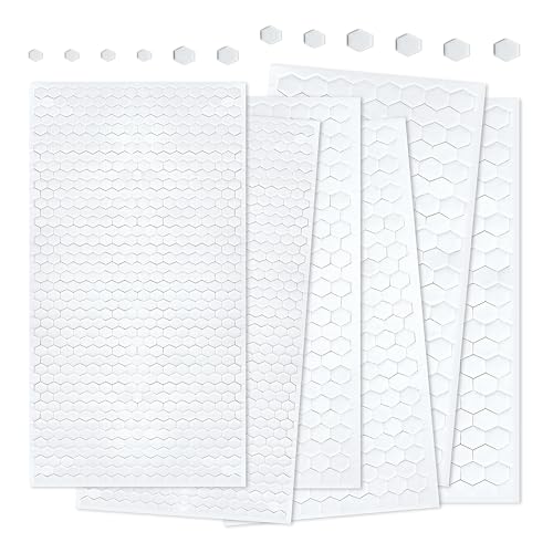 2126pcs 2mm Thick Double-Sided Foam Stickers - Adhesive Mounting Dots in Mini Sizes 5/8/10mm, Soft White EVA Foam Pads for 3D Layering in Scrapbooking, Journaling, Planner, Crafts & Card Making (Jane)