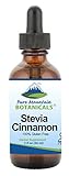 Sweet Cinnamon Stevia Drops – Alcohol Free and Kosher Sugar Substitute - 2oz Glass Bottle