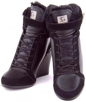 Amazon アディダス レディース ハイカット スニーカー ブーツ ウェッジソール セレーナゴメス 美脚 ネオウィンターウェッジsg Neo Winter Wedge Sg F ブラック ブラック サイバーメット 24 5cm Adidas アディダス スニーカー