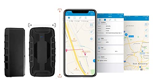 Hidden Magnetic Gps Tracker Car Tracking Device With Software (Long Battery Life) Real Time Truck, Asset, Elderly, Teenager Tracker - Covert Tracker - Fleet Tracking Global-View #TOP7