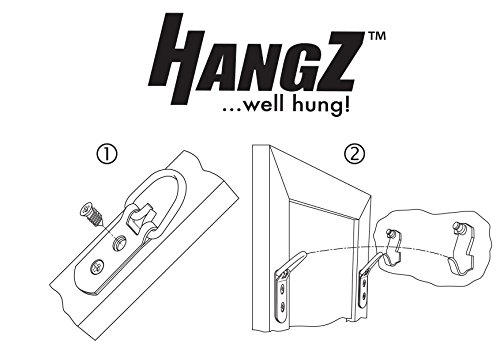 Image of 10009 2 Hole D Ring Hangers with Screws 75lb 50pack
