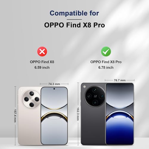 Image of Jasonyu Case for Oppo Find X8 Pro Leather Wallet Flip Cover with Card Holder,Kickstand, Magnetic Closure,TPU Shockproof Phone Case Compatible with Find X8 Pro (Blue)