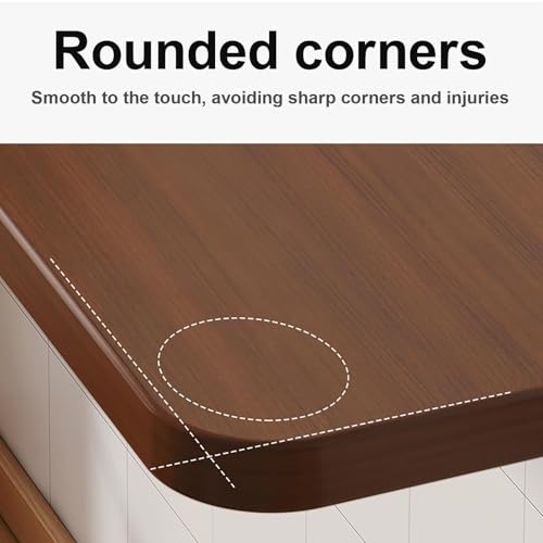 Table console pliable en bois brut 120x40 cm pour petits espaces
