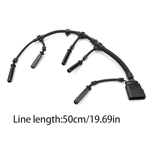 Connecteur de bougie préchauffage voiture avec faisceau câblage 2.0 2.5 - 5