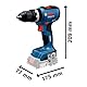Bosch Professional 18V System Akku-Bohrschrauber GSB 18V-65 (bürstenloser Motor, Kopflänge 175)