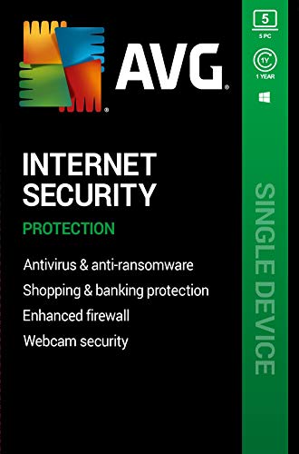 AVG Internet Security for Windows 2020 | 5 Devices | 1 Year | PC | PC Activation Code by email