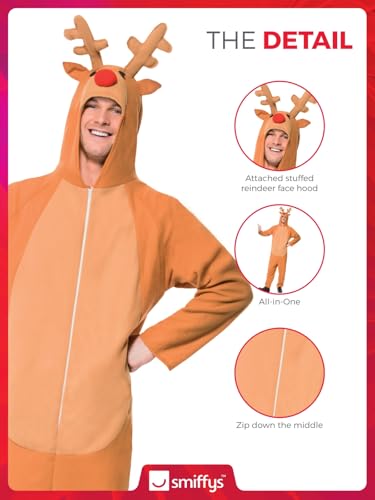 Smiffys Reindeer Costume, Brown Halloween und Karneval