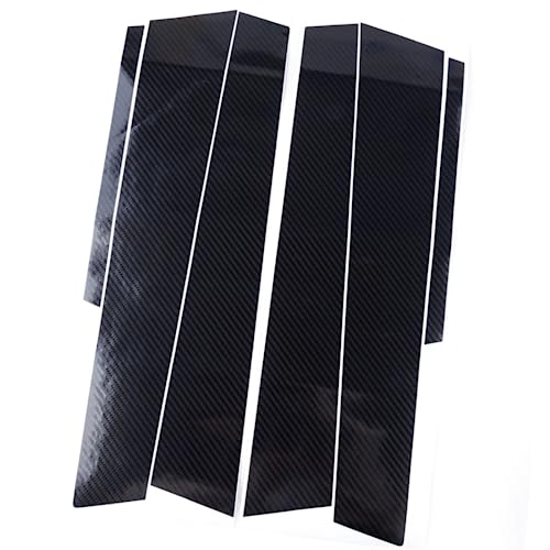 Pegatinas de pilar de puerta para Tiguan MK2: protección duradera con estilo carbono