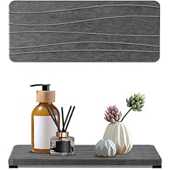 2pcs 21×10cm Dark Gray Wave