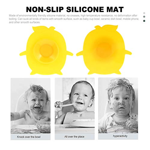 Toddmomy Jogo americano infantil de silicone para alimentação de bebê com sucção tapetes de comida p