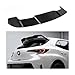 Carbon Fiber Rear Spoiler Compatible For Toyota Corolla E210 5-Door 2019-2023 Hatchback Spoiler Rear Trunk Roof Extension Cover Trim Lip(Matte Black)
