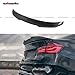 WheelX Rear Spoiler Compatible with BMW 3 Series F30 2012–2018 & M3 F80 2014–2019 Sedan, PSM Style Duckbill High Kick Trunk Lip Wing Fits 320i 328i 330i 335i 340i (Carbon Fiber Pattern)