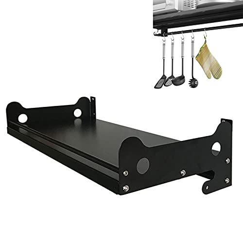 Étagère à micro-ondes en acier inoxydable 304 avec support casseroles