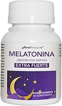 EXTRA STRONG PURE MELATONIN (12 Month Supply) | Extended Release Sleeping Supplement | 365 High Dose Tablets with 1 MG Melatonin I Gluten and Lactose Free | Easy To Swallow