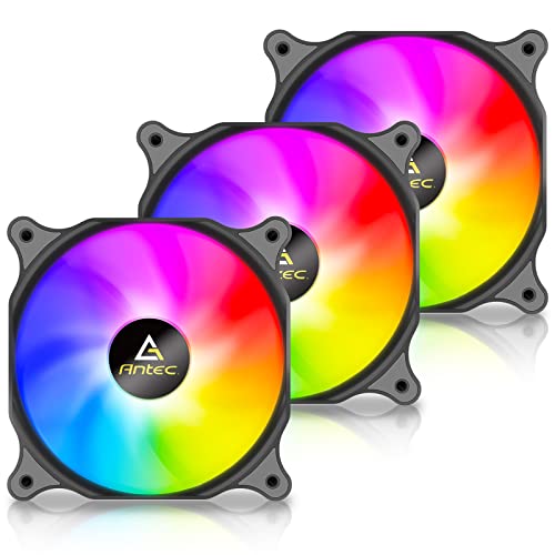 Black Friday - 40% OFF Antec 120mm Case Fan, RGB Case Fans, PC Fan, 4-PIN RGB, F12 Series