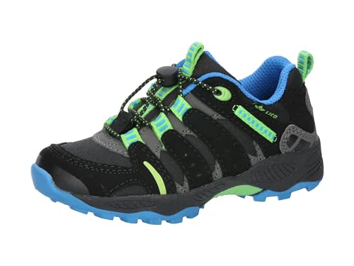 Lico Unisex Kinder Fremont Trekkingsschuhe, Schwarz Blau Lemon,...