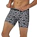 Cute Dog Of Schnauzer Animal Pattern Men'S Boxer Brief Long Leg Underwear Fashion Briefs For Men Adult Teens Black