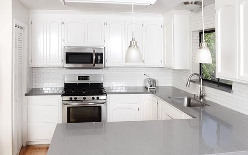 image for DecoBasics Cabinet Hinges Brushed Nickel for Kitchen Cabinets Doors (1