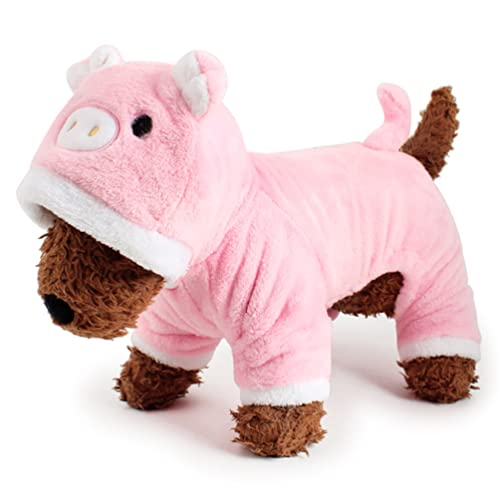 Disfraz pequeño de cerdo para perro, talla M miniatura 6
