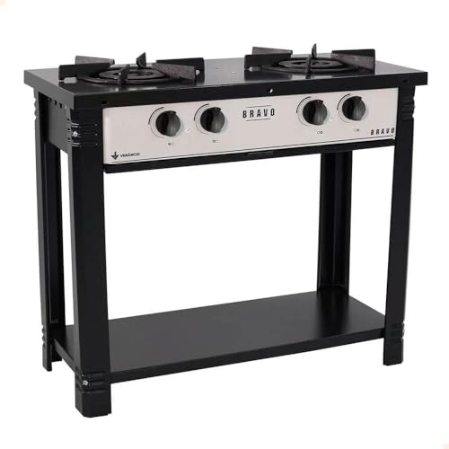Fogão Industrial 2 Bocas Esmaltado Venancio Br2b Linha Bravo