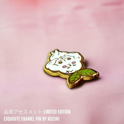 Image of KOZUKI HAKU DRAGON PIN - Green Enamel with Metal Base - Modern Unisex Pin - Fan Art