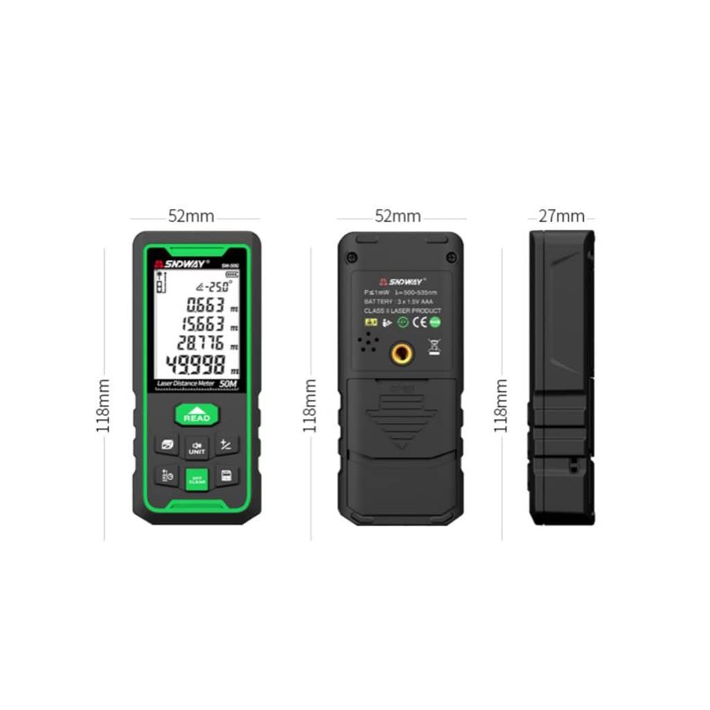 m  ZXM Outdoor Green Laser Rangefinder Infrared Infrared High