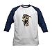CafePress Transformers 7 Bumblebee Charging Baseball Jersey Kids Cotton Baseball Jersey, 3/4 Raglan Sleeve Shirt Navy/White