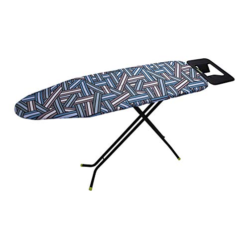 Royalford 110 x 34 cm Ironing Board with Steam Iron Rest, Heat Resistant, Contemporary Lightweight Iron Board with Adjustable Height and Lock System (Assorted Color)