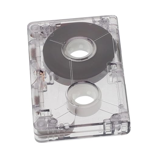 Happyyami Audio Cassette Tape Blank Recordable Empty Cassette for DIY Projects Hard Case for Protection for Lectures Music and Creative Decoration