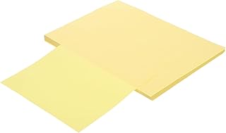 200pcs Light Yellow Copy Paper Smooth Texture Printing Paper for Office Reports Contracts Projects Advertising and Card Making Compatible with Printers