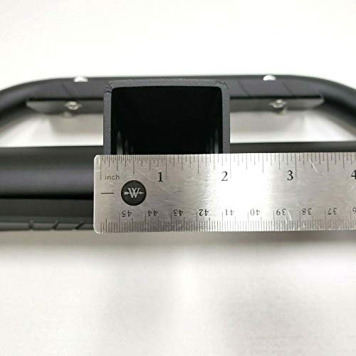 Ubrand 36" Length X 6.5" Overall Heigh Towing Hitch Step Bar Drop Step 2" Receiver Black Universal Truck Trailer Rear Bumper Guard #TOP7