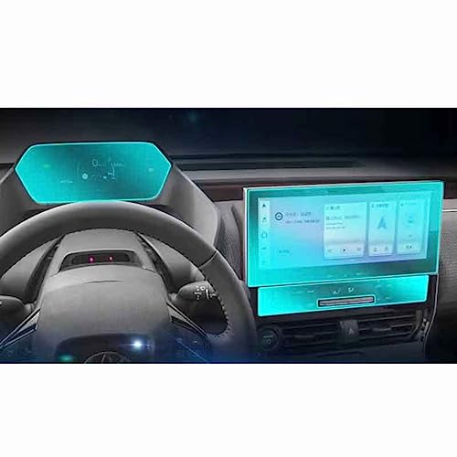 Verre trempé Toyota bZ4X protection d'écran d'instrumentation LCD et de navigation GPS