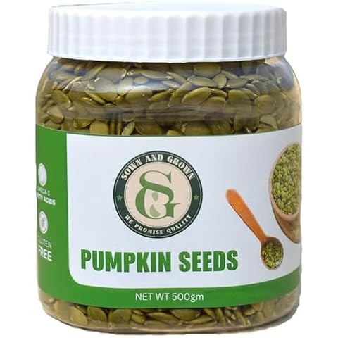 Sown-and-Grown Pumpkin Seeds (Pepitas) 10oz | No Shell, Keto Friendly Snacking, (Raw/Unsalted) Cover