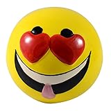 Medidas: 10 cm de diámetro Home Line Hucha de cerámica - Modelo Cara Divertida Emoticono - B