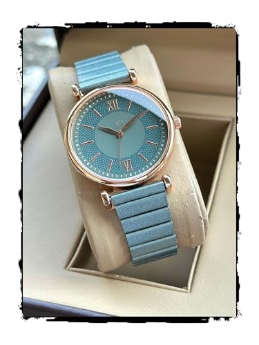 Image of AMERICANVIBER Women's Green Analog Wrist Watch - Elegant Round Dial, Modern Adjustable Strap, Stylish Lightweight Casual & Office Wear Watch for Girls & Ladies, Perfect Daily Use Fashion Accessory