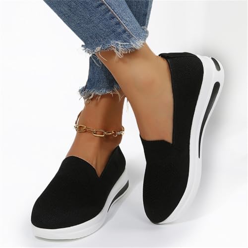 Orthopedic Shoes for Women Wide Width Comfort Walking Lightweight Slip On Sneakers Arch Support Casual Soft Mesh Shoe4