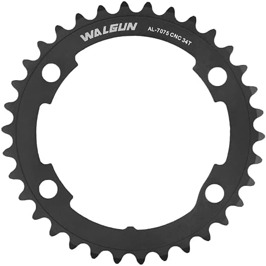 Double Round Road Bike Chainring 110BCD 4 Bolt 50T-34T 52T-36T 53T-39T 11 Speed CNC Bicycle Chain Ring