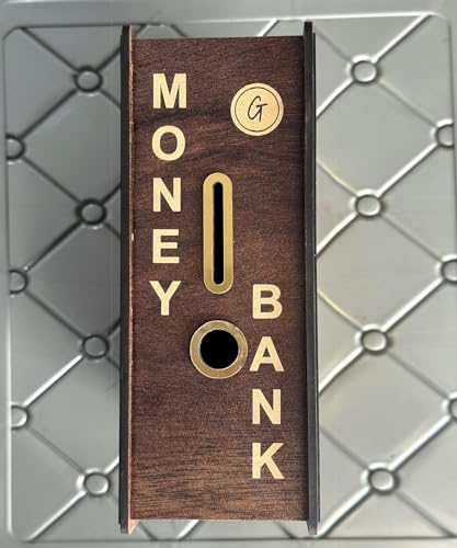 Image of Dialust Wooden Money /Piggy Bank, Money Saving Box for Adult 1 Lakh for Kids /Children, Savings Challenge Box, Cashbox,Cash Vault Wooden Savings Box, Coin Piggy Bank,Money Save Box Smash, Money Saver