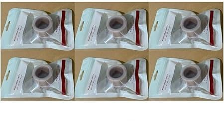 CQXSYTBN Apósitos hidrocoloides 6 Rollos Cinta Protectora antifricción 2cm x 1m Transparente para pies, Talones y Dedos Ideal para Senderismo y Deporte