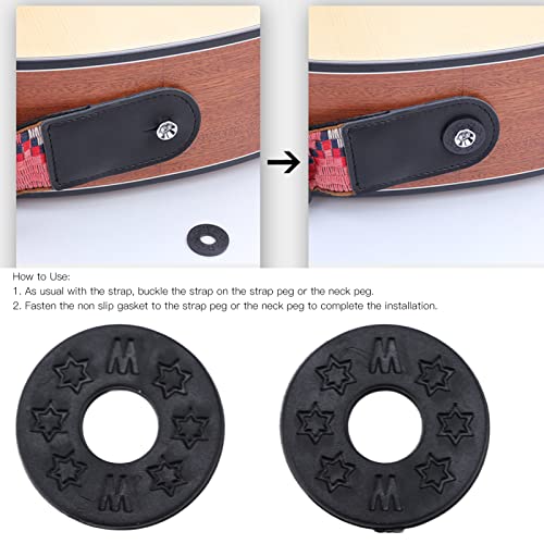 Travas de correia de guitarra, tiras de instalação rápida, blocos de botão, resistente a baixas temp