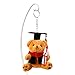 HUBLEVEL Docteur Ours en Peluche PoupéE éTudiante Mascotte Pendentif PoupéE pour Cadeaux de Fin D'éTudes ActivitéS de L'Entreprise Petits Cadeaux (Marron)