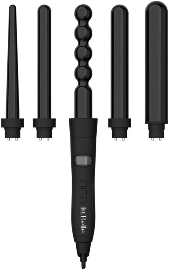 Curling Pro Unique 5 Different Sizes Easily Detachable and Interchangeable Tips to Help You Curl Your Hair and Create a Different Look Every Day